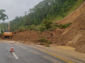 BR -280, na Serra de Corupá, segue bloqueada - Jornal de Pomerode