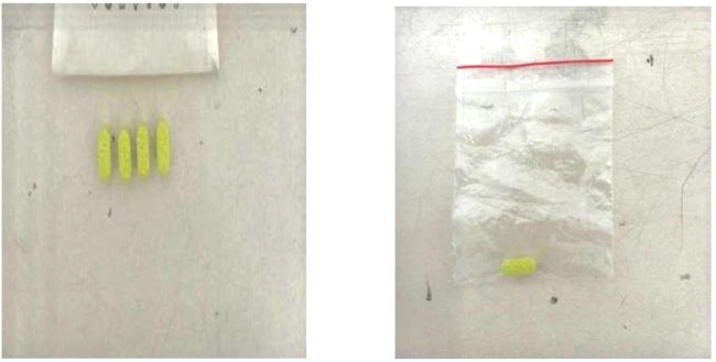 Droga foi encontrada com dois homens, que foram presos por tráfico de drogas