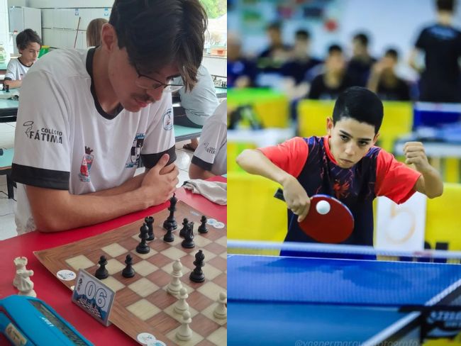 Festival de Xadrez e Tênis de Mesa etapas classificatórias para o JESC são sediadas em Pomerode