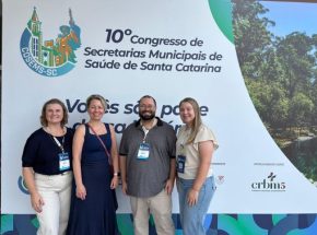 Pomerode apresenta cinco projetos de inovação e eficiência em Congresso Estadual de saúde