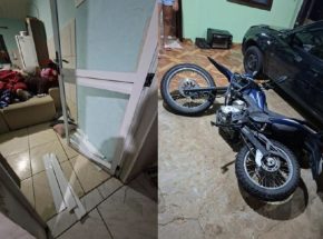 Jovem em surto psicótico é preso após danificar residência e ameaçar familiares de morte em Indaial