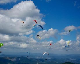 Campeonato Catarinense de Parapente movimenta os céus de Pomerode neste final de semana