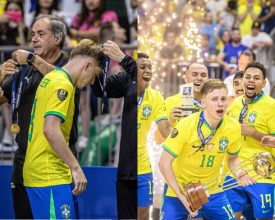 Pomerodense Gui Uesler se destaca conquista título continental com a seleção brasileira sub-21 de Futsal