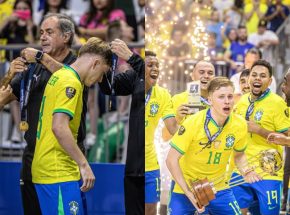 Pomerodense Gui Uesler se destaca conquista título continental com a seleção brasileira sub-21 de Futsal