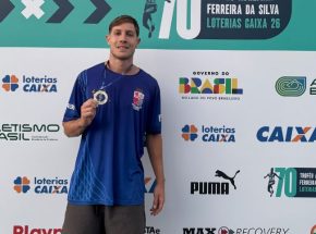 Ricardo Konell, de Pomerode, conquista vice-campeonato no segundo maior torneio de atletismo do Brasil