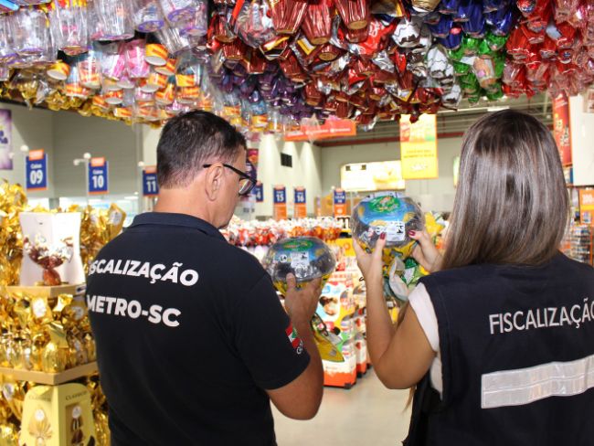 SC registra 8,5% de irregularidades em produtos entre chocolates e brinquedos