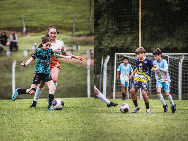 Goleadas marcam primeiro dia do Campeonato Catarinense Escolar de Futebol, em Pomerode