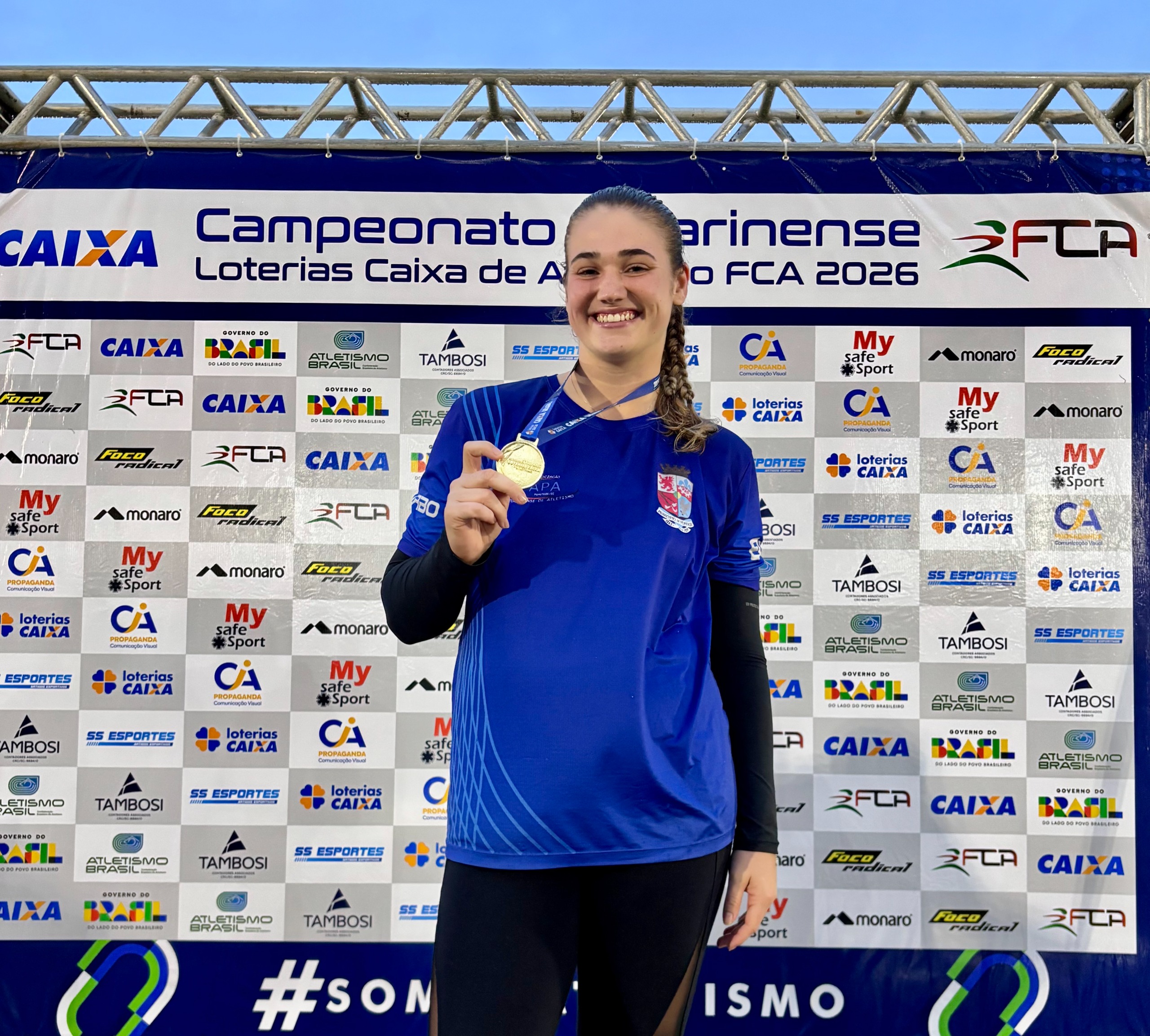 Pomerodenses brilham e trazem três medalhas de ouro para casa em Campeonato Estadual de Atletismo - Foto: Divulgação/Prefeitura de Pomerode