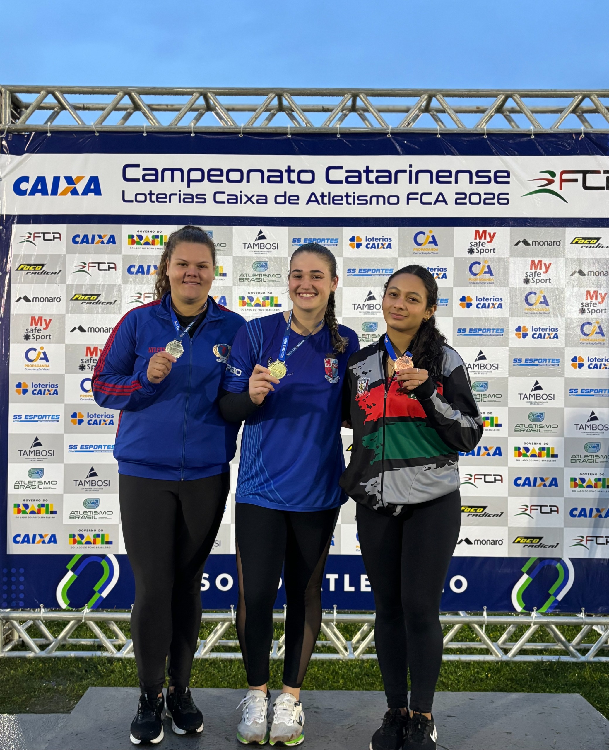 Pomerodenses brilham e trazem três medalhas de ouro para casa em Campeonato Estadual de Atletismo - Foto: Divulgação/Prefeitura de Pomerode