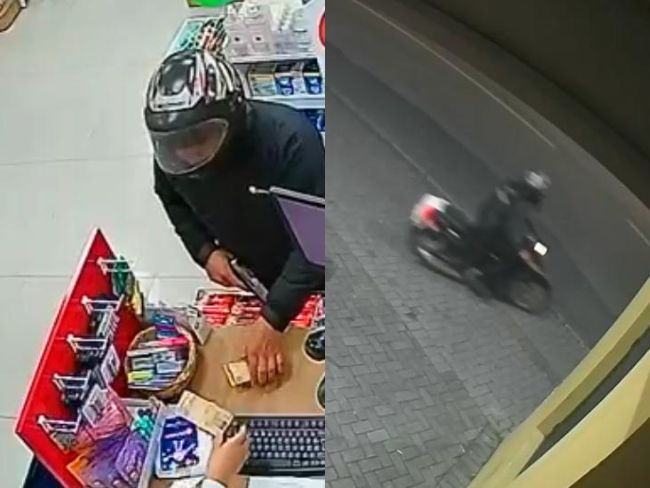 Homem assalta quatro estabelecimentos em Gaspar e Itajaí em menos de dois dias e é preso pela PM em Ilhota