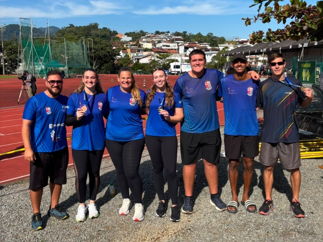 Atletismo de Pomerode mantém boa fase e traz sete medalhas para casa em campeonato estadual