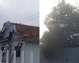 VÍDEO temporal com granizo e rajadas de vento atinge Rio do Sul e causa estragos na cidade