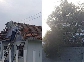 VÍDEO temporal com granizo e rajadas de vento atinge Rio do Sul e causa estragos na cidade