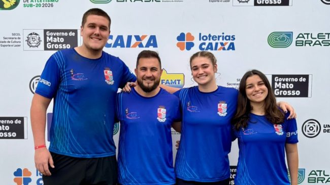 Atletas pomerodenses ficam entre os 10 melhores do Brasil em Campeonato Brasileiro de Atletismo sub-20