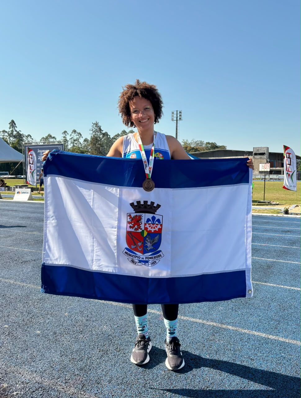Atletismo de Pomerode fatura 5 medalhas em campeonato estadual - Foto: Divulgação