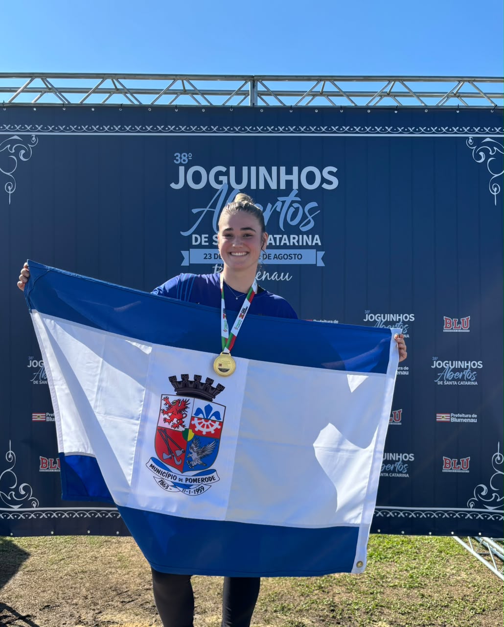 Atletismo de Pomerode fatura 5 medalhas em campeonato estadual - Foto: Divulgação