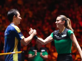 Dupla "Calderashi" avança à final de torneio mundial de Tênis de Mesa, em São Paulo - Eng Chin An/World Table Tennis